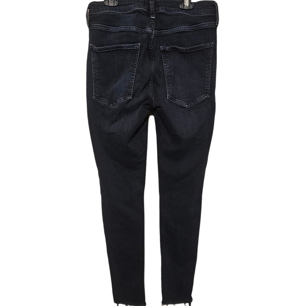 Agolde Dark Wash Sophie Skinny Distressed Jeans‎ - Picture 4 of 9